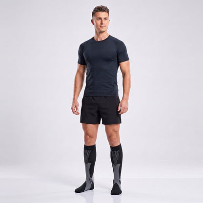 Colorful Stripe Compression Socks(3 Pairs) - image 4