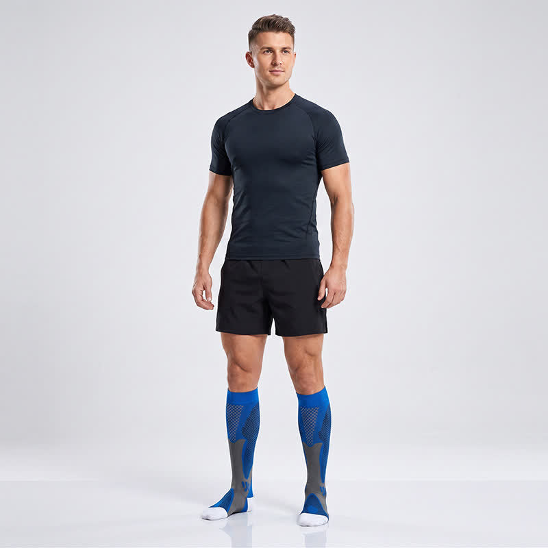 Colorful Stripe Compression Socks(3 Pairs) - image 5