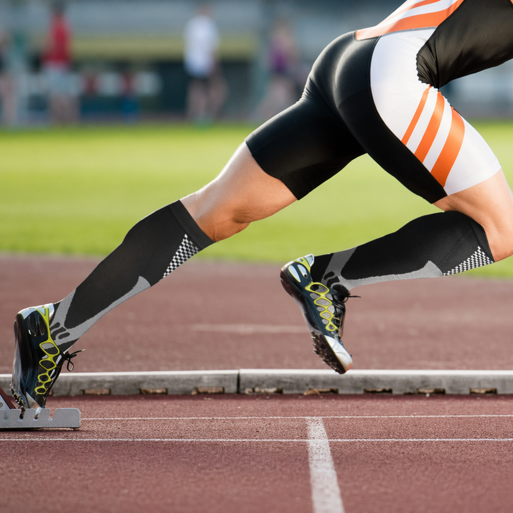 Colorful Stripe Compression Socks(3 Pairs) - image 7