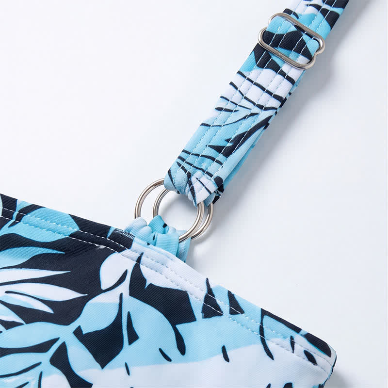 Floral Skirted Swim Dress - image 9
