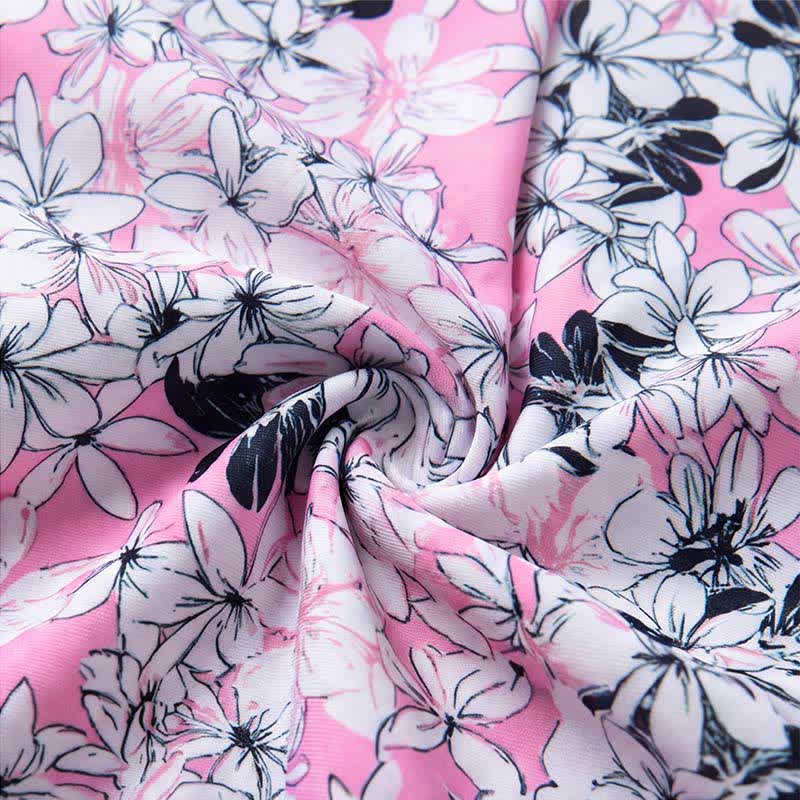 Floral Skirted Swim Dress - image 17