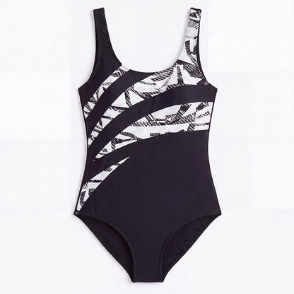 Tropical Leopard Flower Cat Print One-Piece Swimsuit - image 15