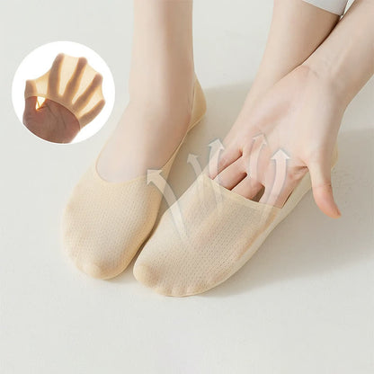 Ice Silk Cooling Soft No Show Socks (6 Pairs) - image 3