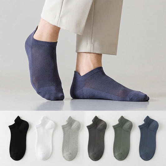 Breathable Mesh Ankle Socks (6 Pairs) - image 0
