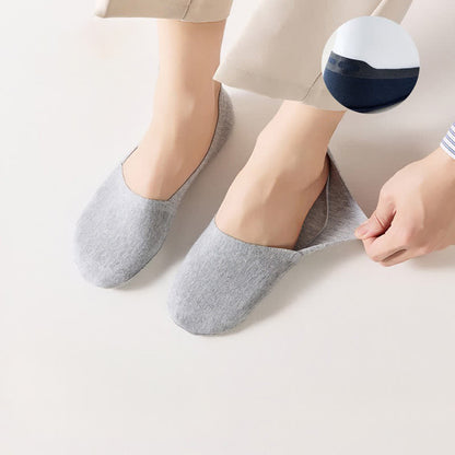 Breathable Cotton Invisible No Show Socks (3 Pairs) - image 1