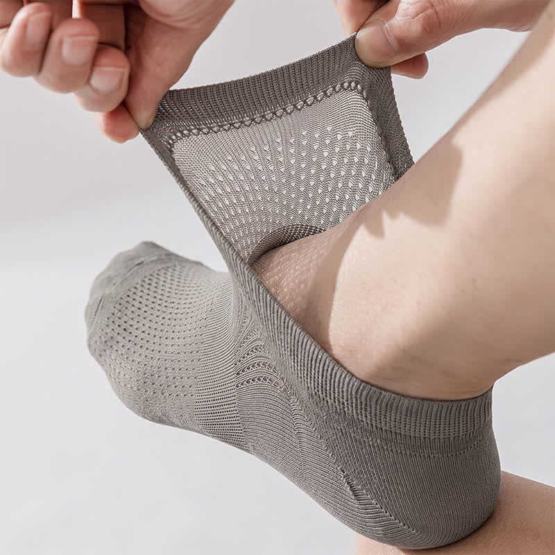 Breathable Silk Ankle Socks (8 Pairs) - image 1