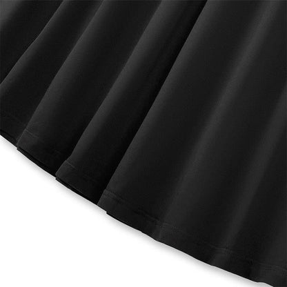 Soft Cotton Blend Contrast Trim Skirt Set - image 4