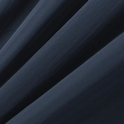 Plus Size Navy Tie Back Ruffle Hem Midi Dress - image 4