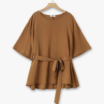 Relaxed Belted Top Wide Leg Pocket Pants Set - image 6