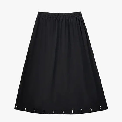 Plus Size Side Tie Ruched Short Sleeve Midi Skirt Matching Set - Midi Skirt - 6XL - image 6