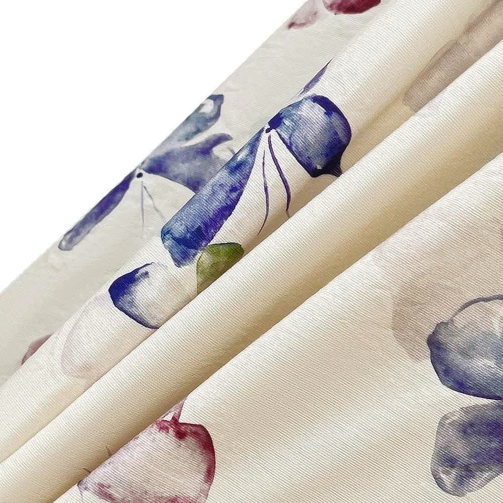 Vintage Floral V Neck Empire Waist Lightweight Sundresses - image 4