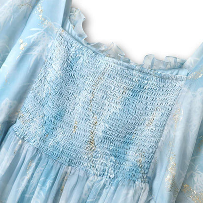 Plus Size Lightweight Puff Short Sleeve Summer Dresses - image 2