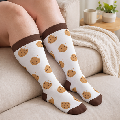 Plus Size Pancake Cookie Compression Socks - image 3