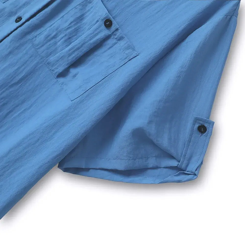 Plus Size Bamboo Button Front Blouse - image 2