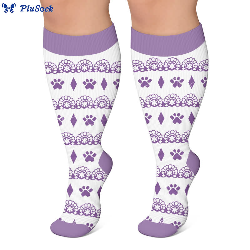 Plus Size Halloween Spider Compression Socks - image 6