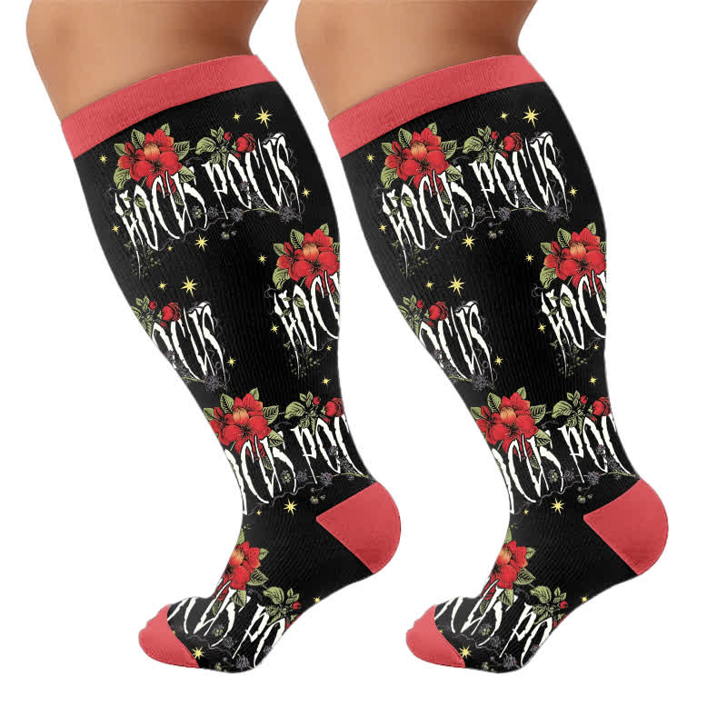Plus Size Halloween Spider Compression Socks - image 9