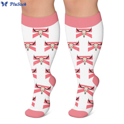 Plus Size Sheep Compression Socks - image 6