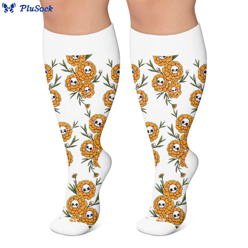 Plus Size Spooky Balloon Compression Socks - image 5
