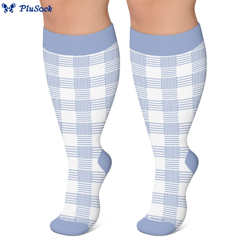 Plus Size Mixed Pattern Compression Socks - image 6