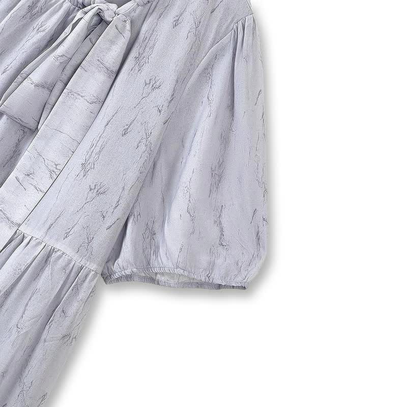 Romantic Bow Neck Maxi Dress - image 1