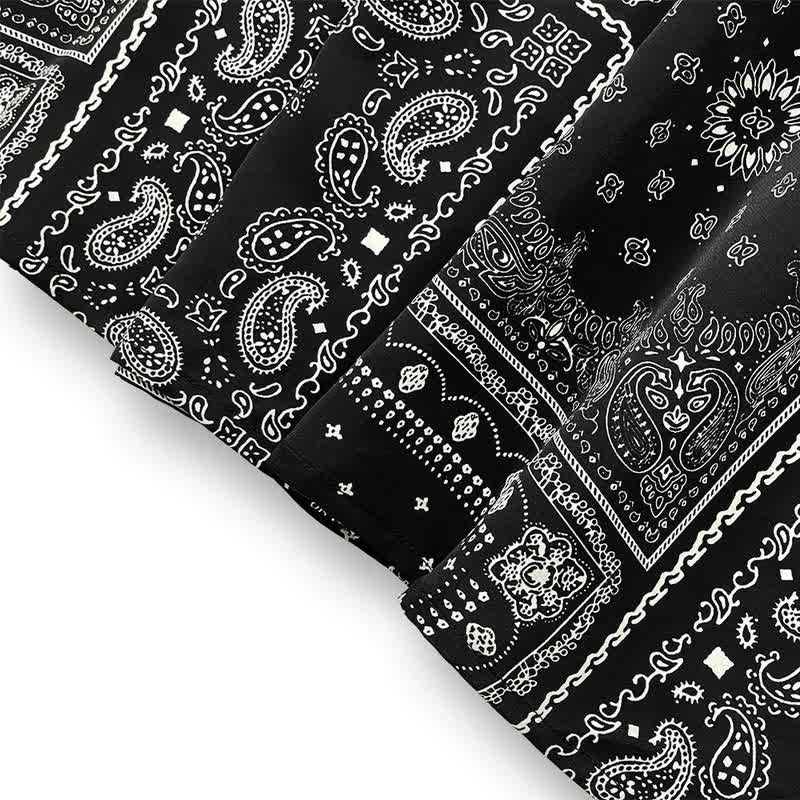 Bandana Print Layered Maxi Dress - image 5