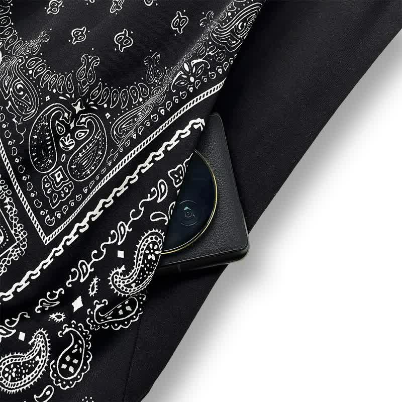 Bandana Print Layered Maxi Dress - image 4