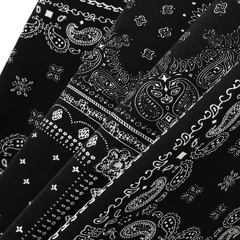 Bandana Print Layered Maxi Dress - image 1