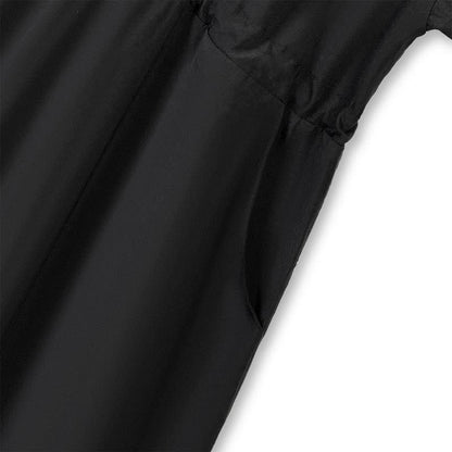 Relaxed Drawstring Midi Dress - image 4