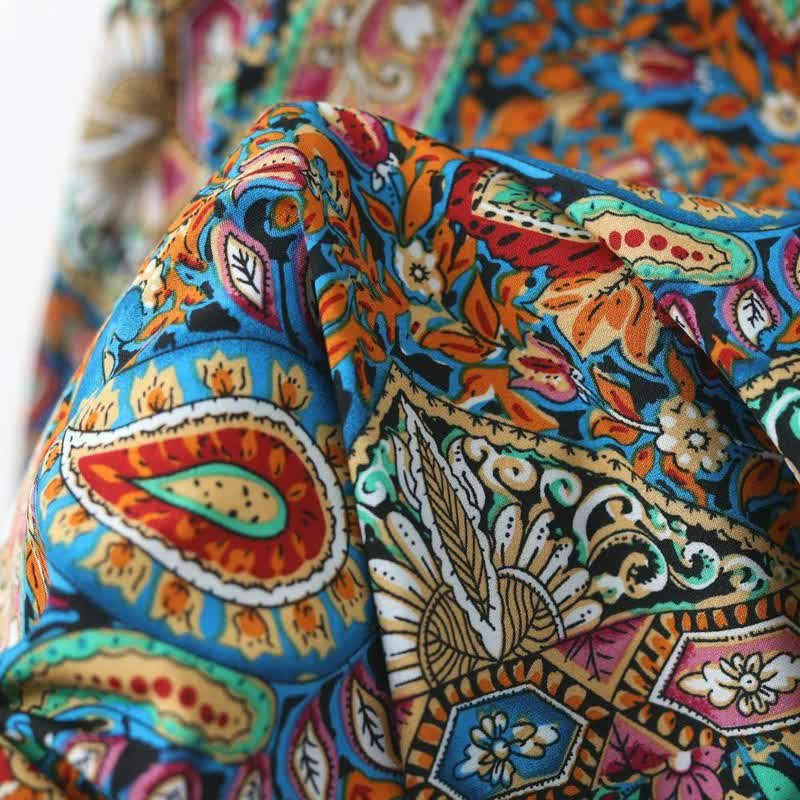 Boho Layered Midi Dress - image 2