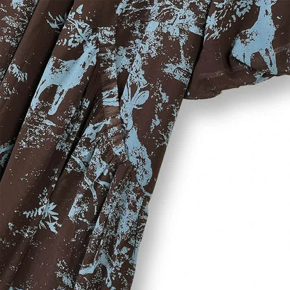 Boho Printed Flowy Maxi Dress - image 2
