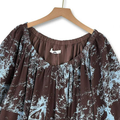 Boho Printed Flowy Maxi Dress - image 4