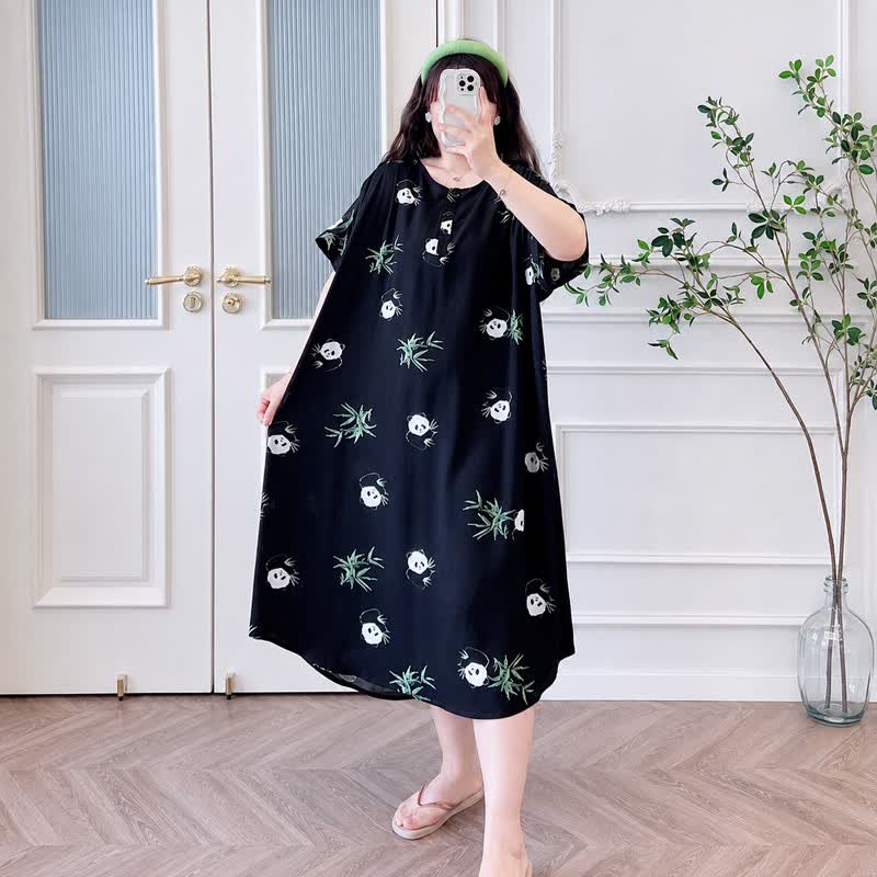 Soft Panda Lounge Midi Dress - image 1