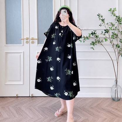 Soft Panda Lounge Midi Dress - image 1