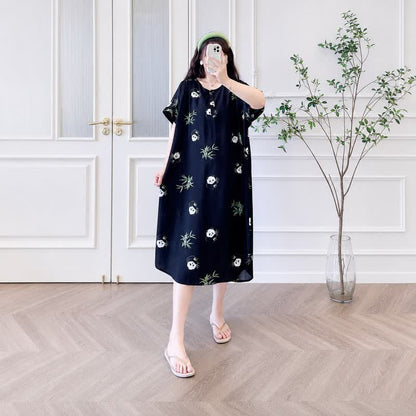 Soft Panda Lounge Midi Dress - image 2