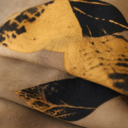 Leaf Print Relaxed Midi Dress - image 5