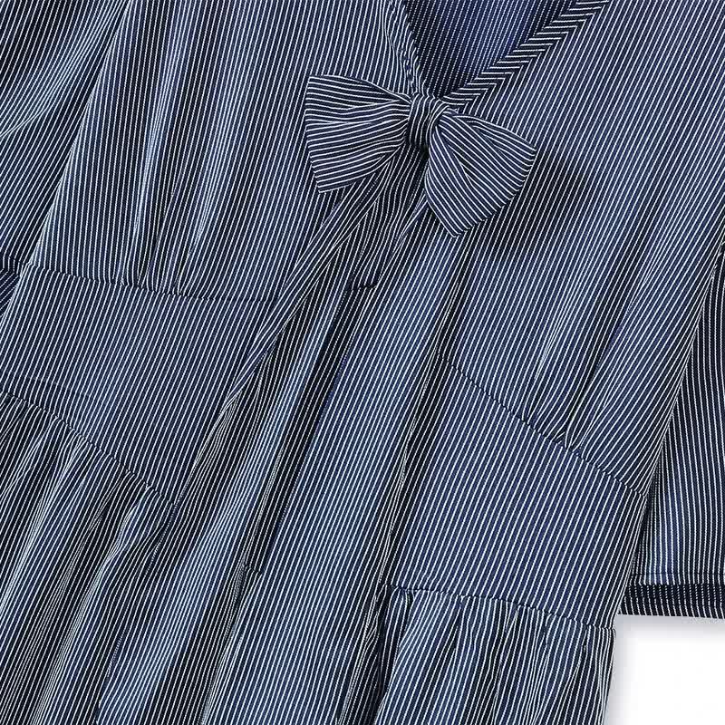 Bow Tie Casual Midi Dress - image 1