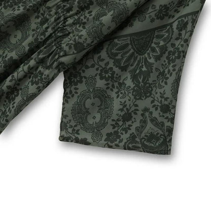 Vintage Floral Midi Dress - image 3