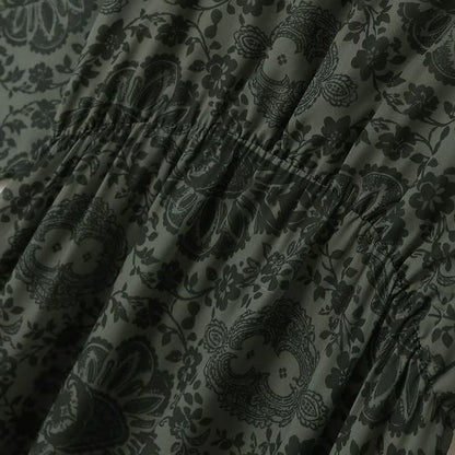 Vintage Floral Midi Dress - image 2