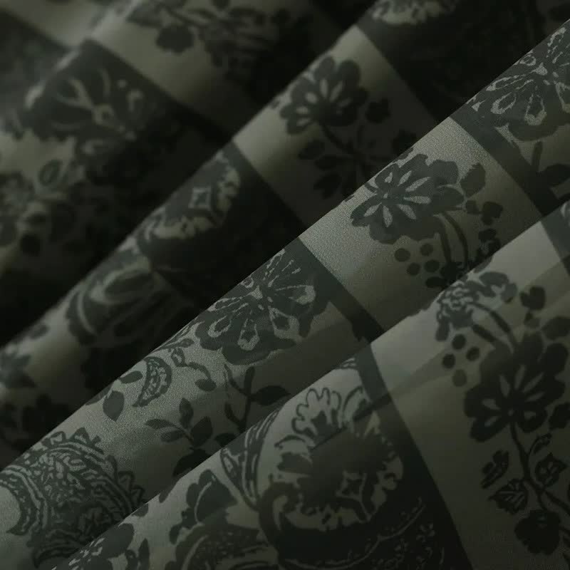 Vintage Floral Midi Dress - image 4