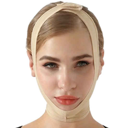 Adjustable Recovery Face Mask - Nude - 2XL - image 0