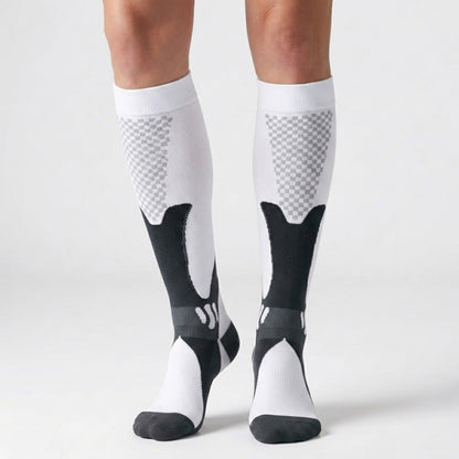 Colorful Stripe Compression Socks(3 Pairs) - image 2