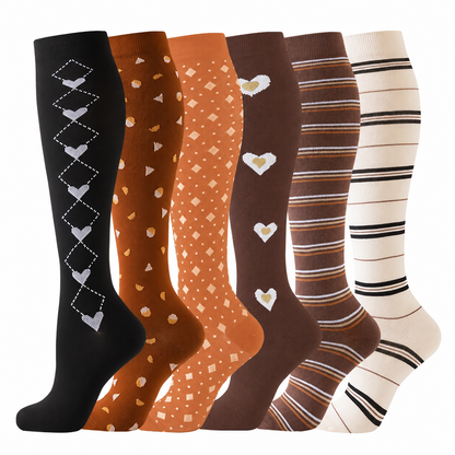 Black Heart Compression Socks(6 Pairs) - image 7