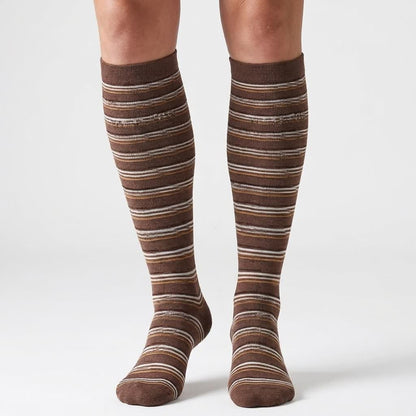 Black Heart Compression Socks(6 Pairs) - Brown - S/M - image 3