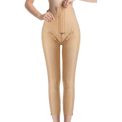High-Waisted Adjustable Dual-Zip Capri Shaping Pants - image 5