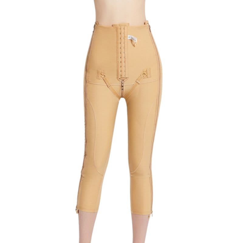 High-Waisted Adjustable Dual-Zip Capri Shaping Pants - image 4