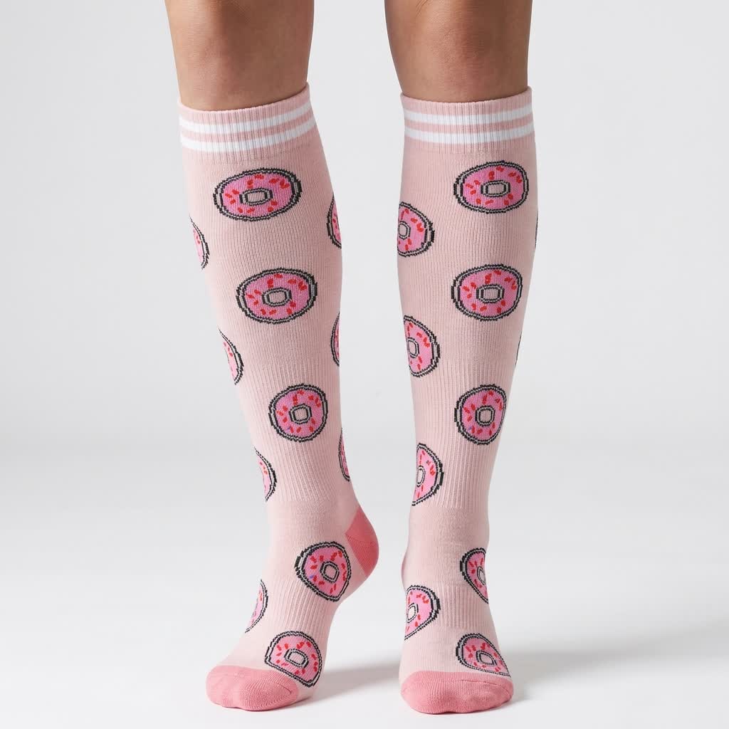 Food Print Compression Socks(6 Pairs) - image 2