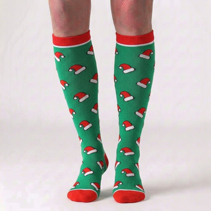 Christmas Knee High Compression Socks(6 Pairs) - image 3