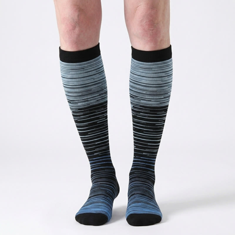Color Thin Lines Compression Socks(6 Pairs) - image 5