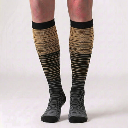 Color Thin Lines Compression Socks(6 Pairs) - image 3
