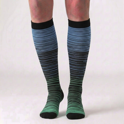 Color Thin Lines Compression Socks(6 Pairs) - image 4